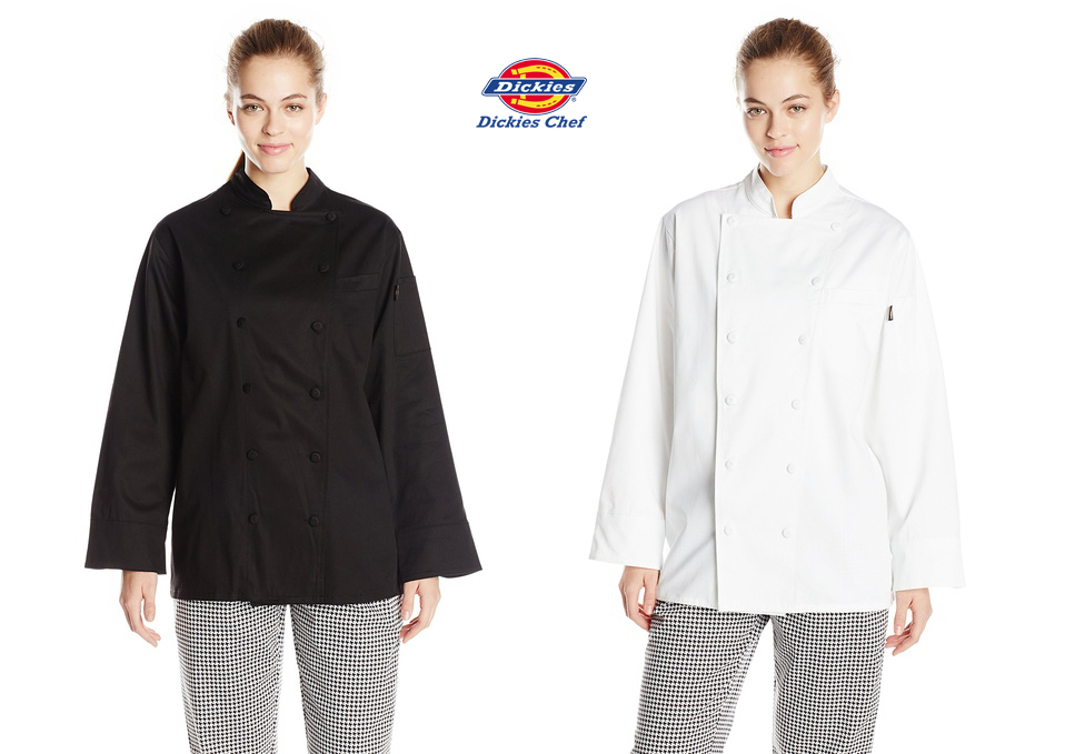 Dickies Women's Annabella Executive Chef Coat, Chef Jacket 100% Cotton DC114