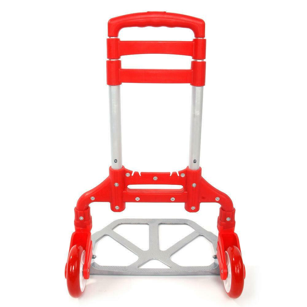 170lbs Cart Folding Dolly Collapsible Trolley Push Hand Truck Moving Warehouse