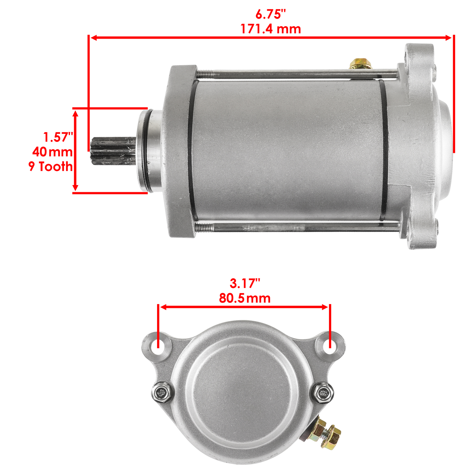 Starter for Suzuki VS1400GLP Intruder 1400 1360Cc 1987 1988 1989 1990 1991-2004