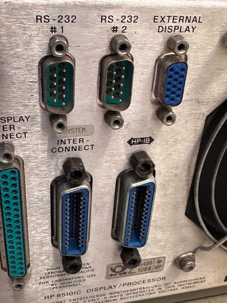 HP 85101C Display/Processor w/Option 010011