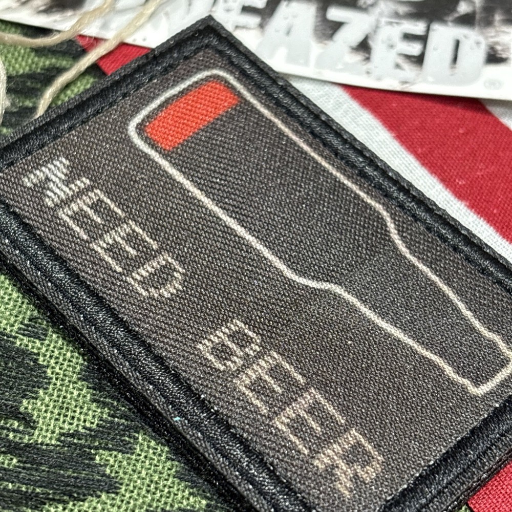 Need BEER Tactical Hook Loop Patch High Quality 2x3”