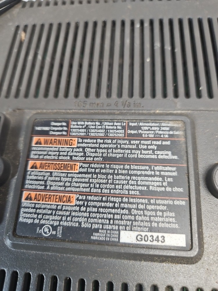 Rigid Max Twin 14.4V Double Battery Charging (5s8