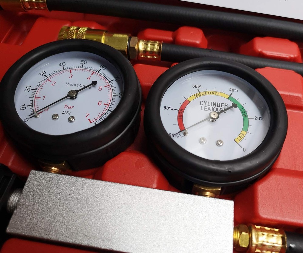 Cylinder Leak Down Tester Kit - Engine Diagnostic Tool