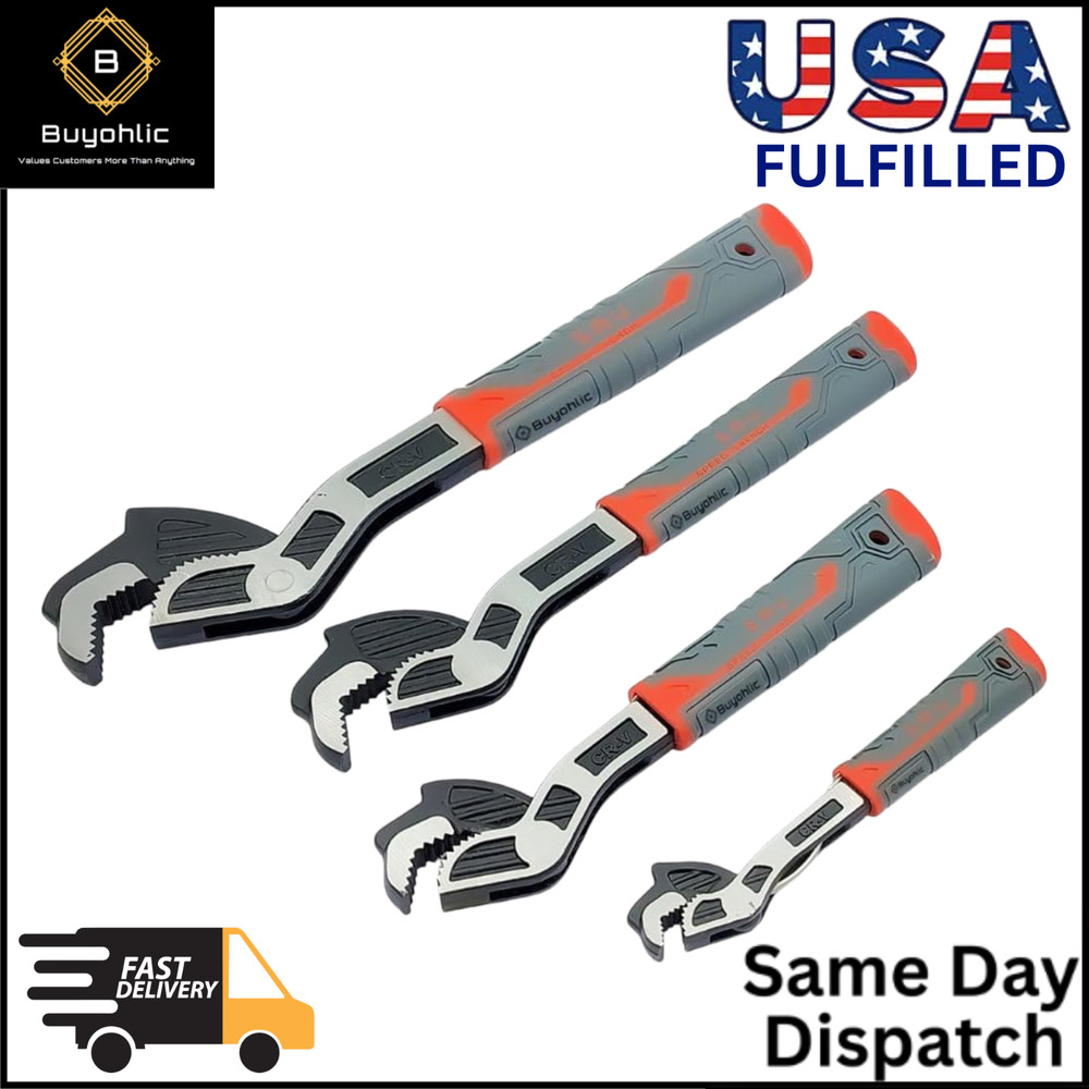 Self Adjusting Locking Wrench Multifunctional Universal Adjustable Pipe Wrench