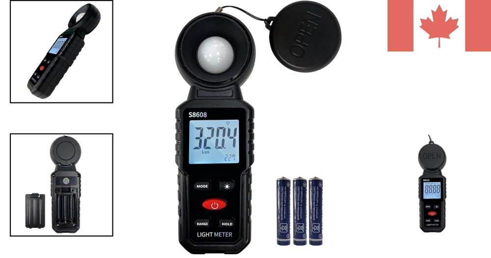 Multi-Functional Lux Meter Tester for Brightness Measurement - Enhanced Accuracy