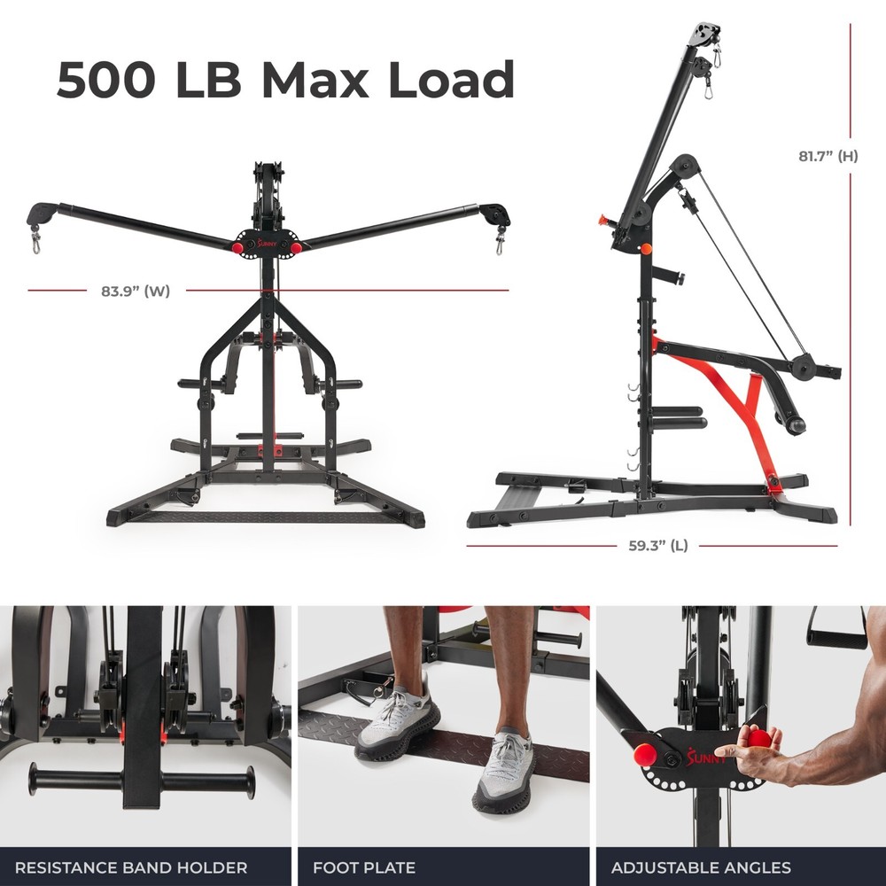 Multi-Functional Strength Training Home Gym with Training Attachments Full Body