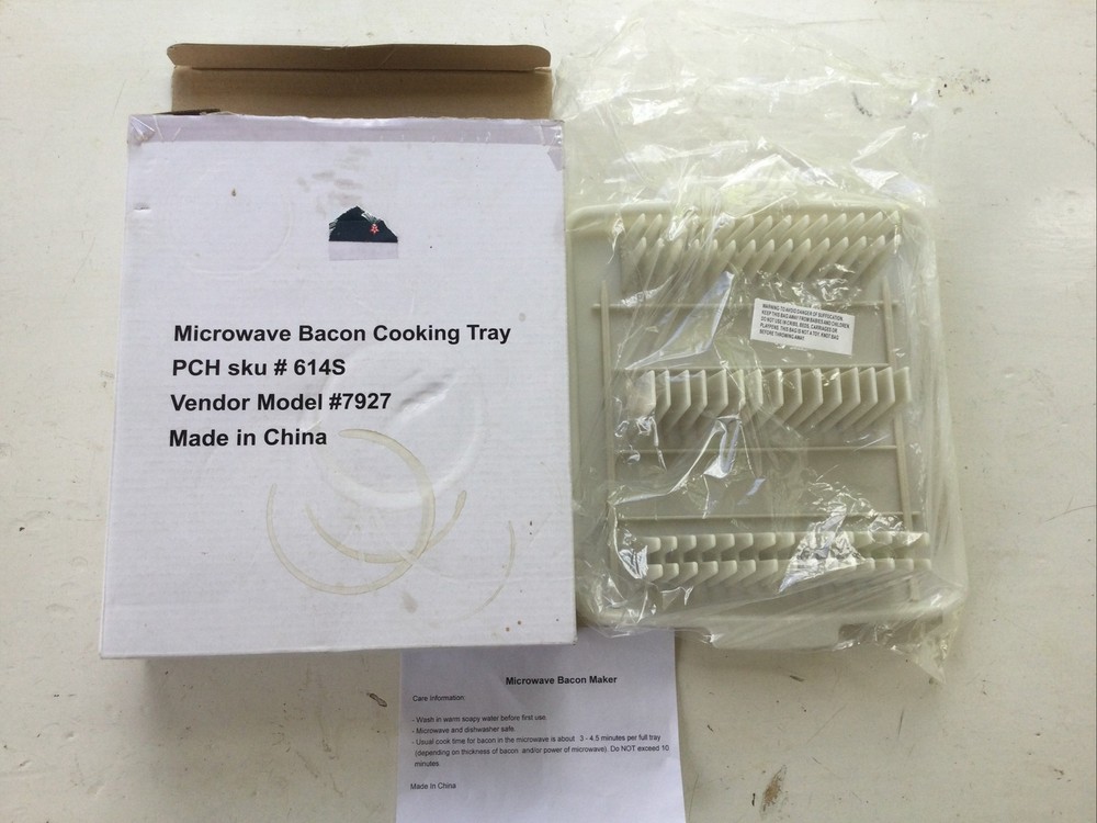 Microwave Bacon Cooking Try With Box