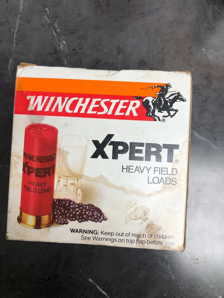 winchester heavy load Xpert 12ga "box only"