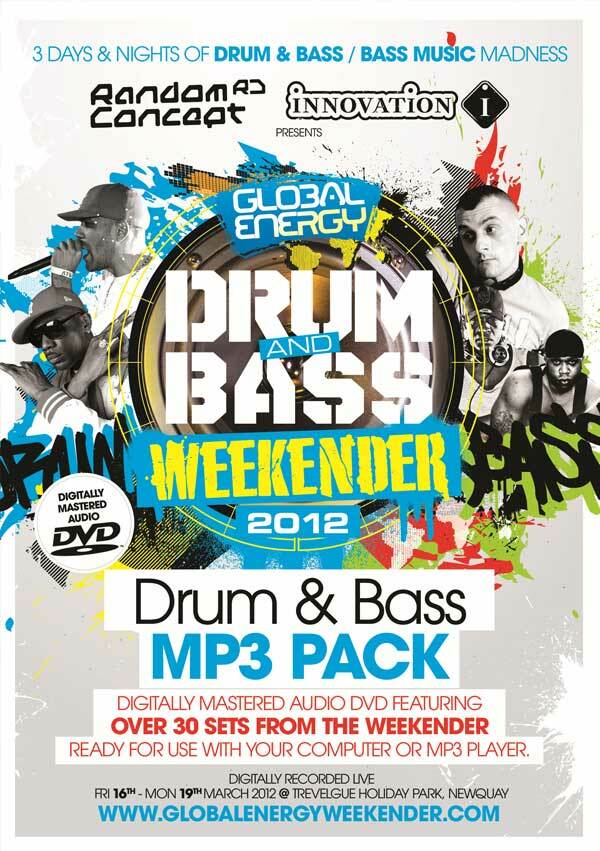 Global Energy DnB Weekender 2012 MP3 Audio DVD