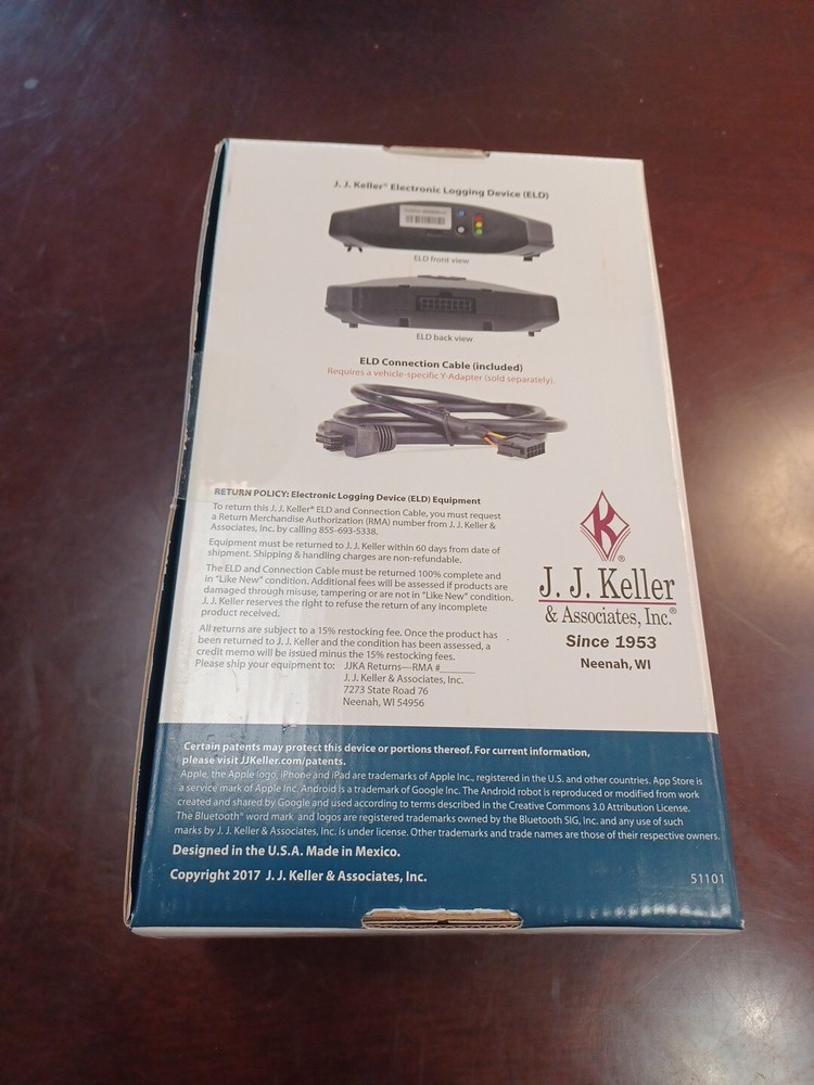 **SEALED** J.J. Keller ELD Encompass ELog Electronic Logging Device NEW IN BOX!