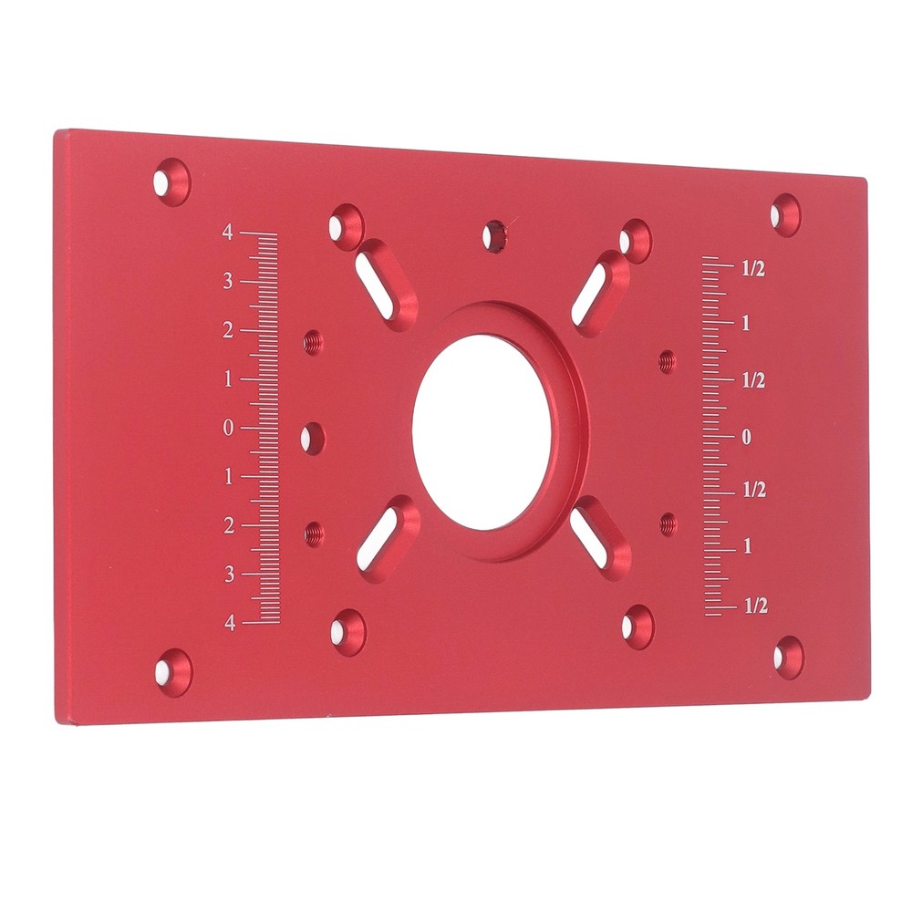 Router Table Insert Plate Lift System Base Board Accessory For Woodworking Red