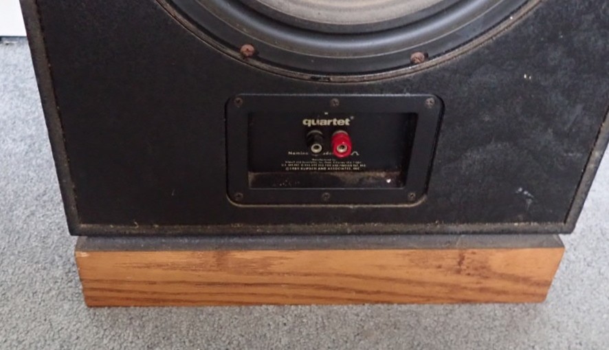 Single Klipsch Quartet Speaker Base in Good Condition