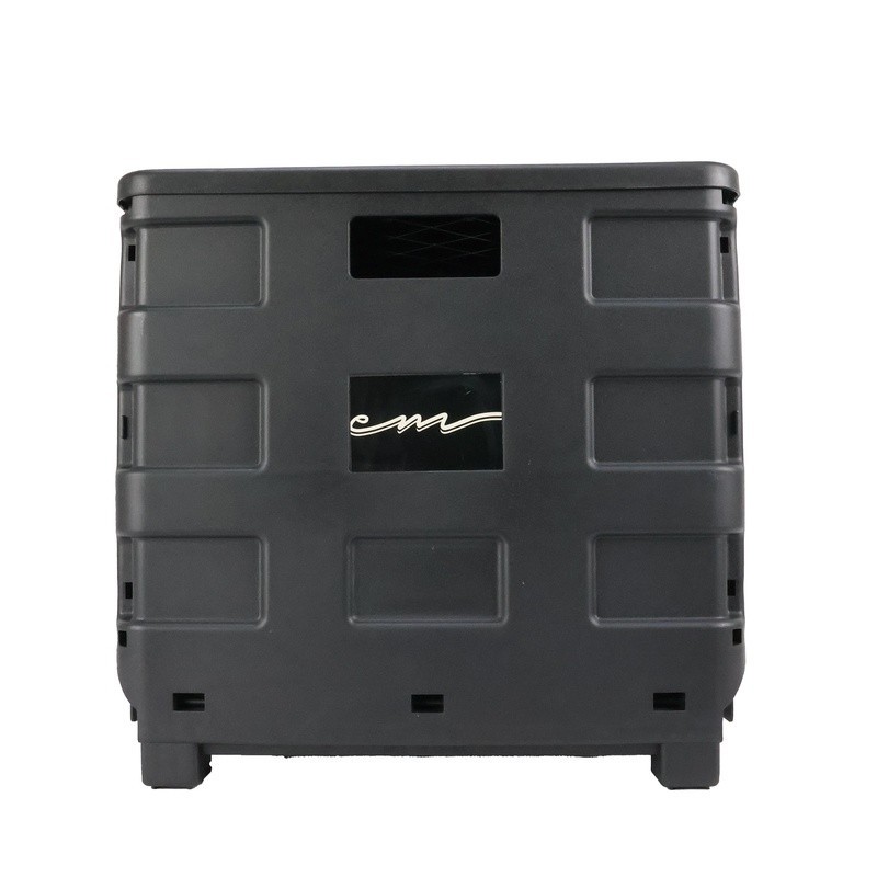 Collapsible Rolling Cart Organizer W/ Lid Durable Plastic Storage Solution New