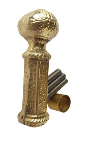 Victorian Brass Long Head Handle for Walking Stick Brass Only Handle Cane Gift