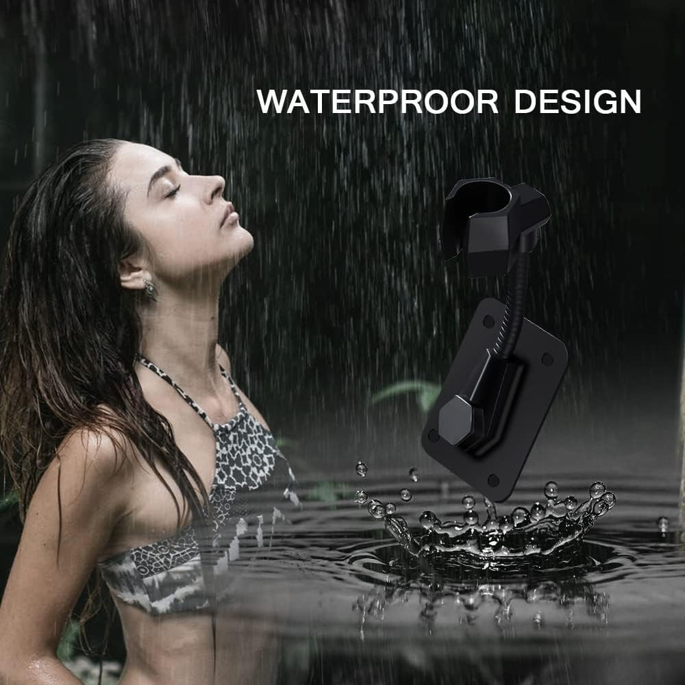 360 Degree Rotatable Adjustable Handheld Shower Wand Holder Wall Mount Bracket
