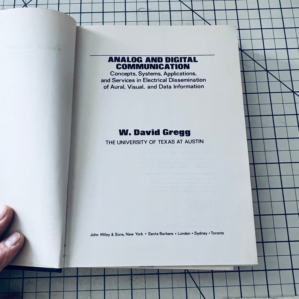 Analog & Digital Communication Concept System 1977 David Gregg Vintage Computing