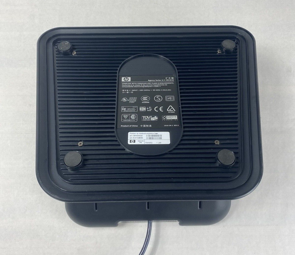 HP PR1010 Notebook Expansion Base Port Replicator USB RJ-45 Untested