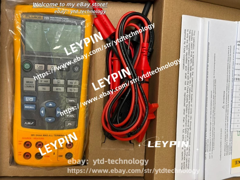 Fluke 725 Multifunction ProcessCalibrator Calibrated tested good working2024#ytd