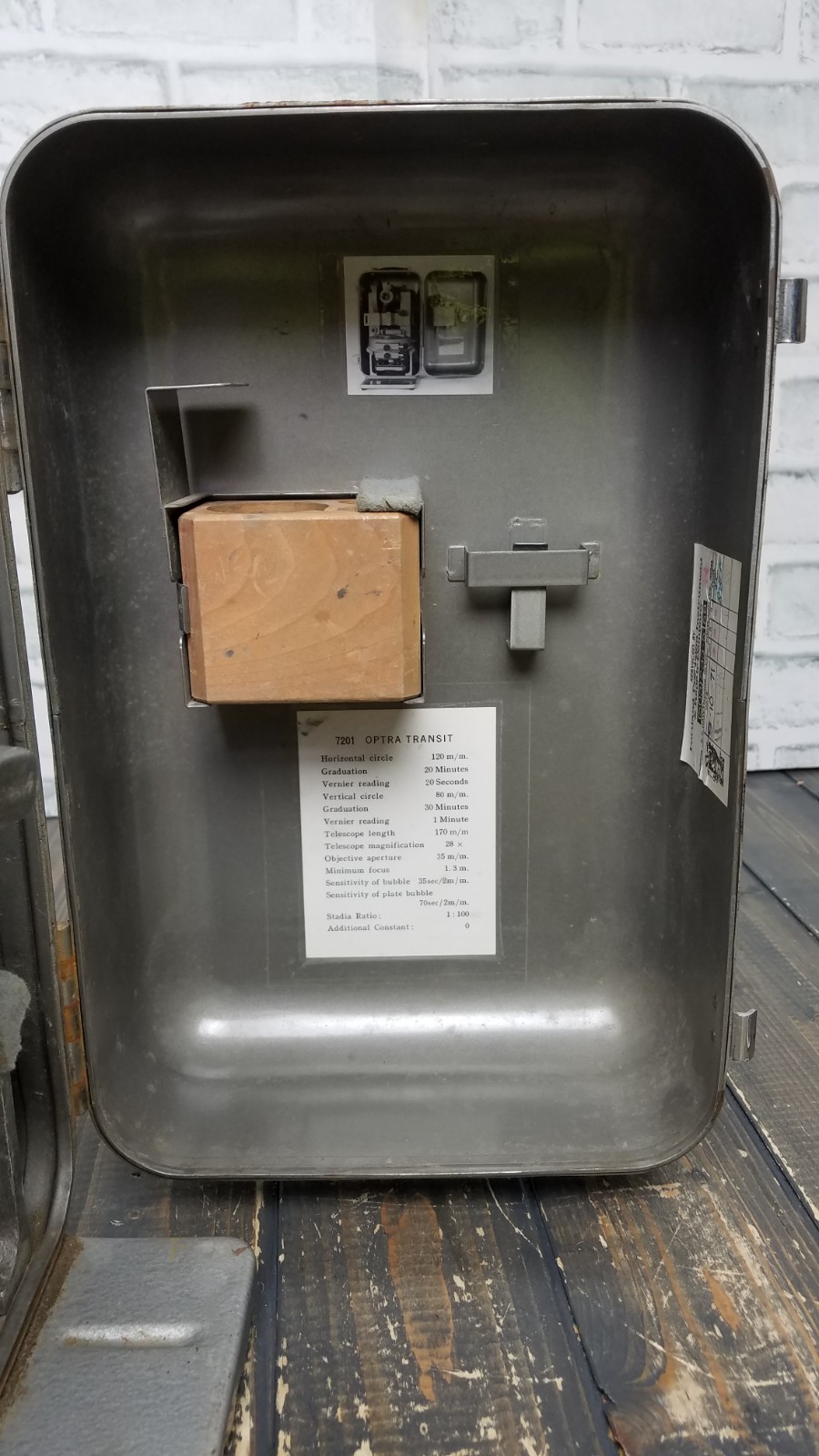 THS Model 7201 Transit Theodolite Surveying/Survey Level Made in Japan with Case