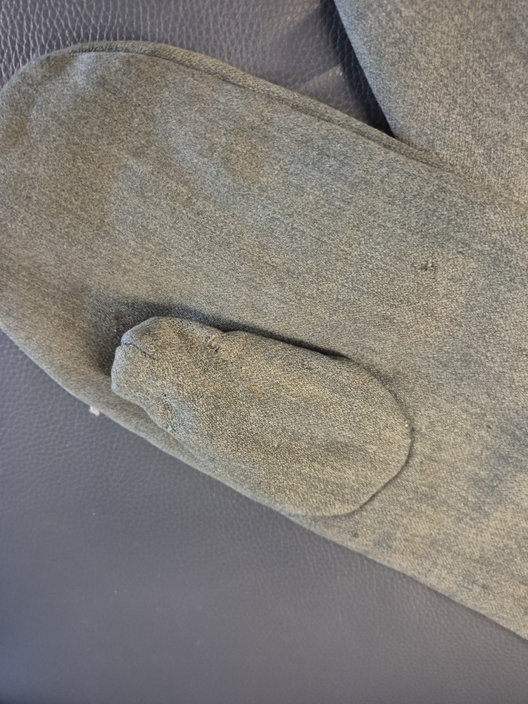 WW2 German Winter Mittens reversible glover , Mint colour and white winter, nice