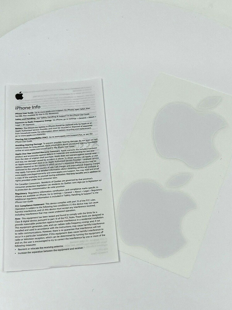 Authentic iPhone 5 Empty Box Apple Original