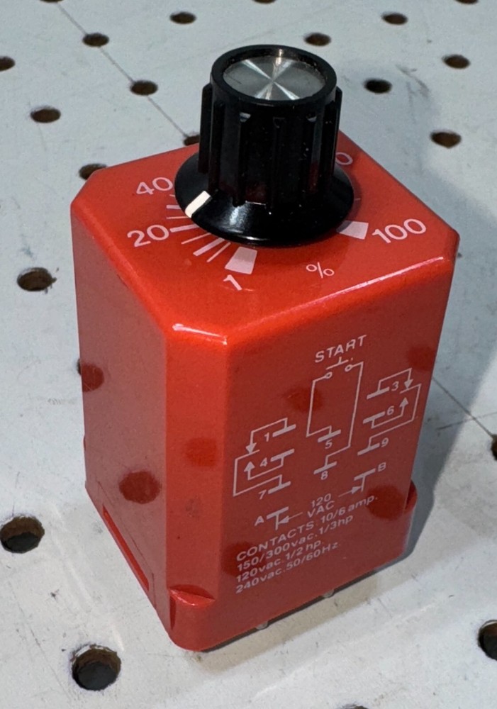 NCC Solid State Timer Model – K3K-60-661 Range: 0.6-60sec 120 VAC input voltage