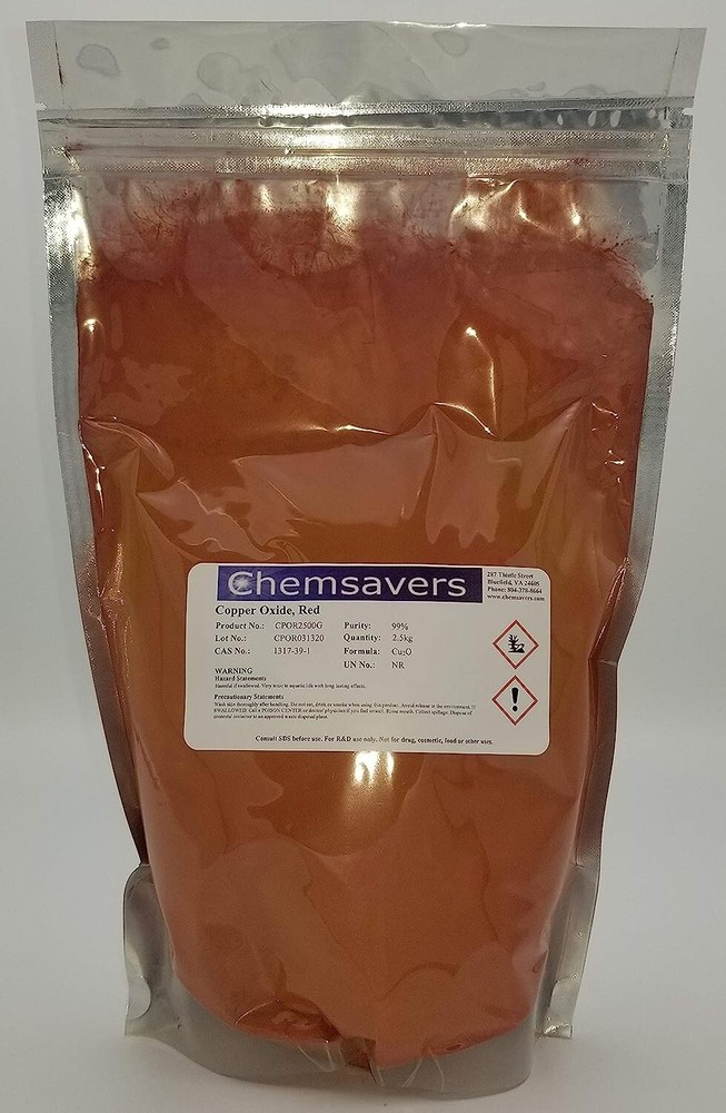 Copper Oxide, Red, 99%, 2.5kg