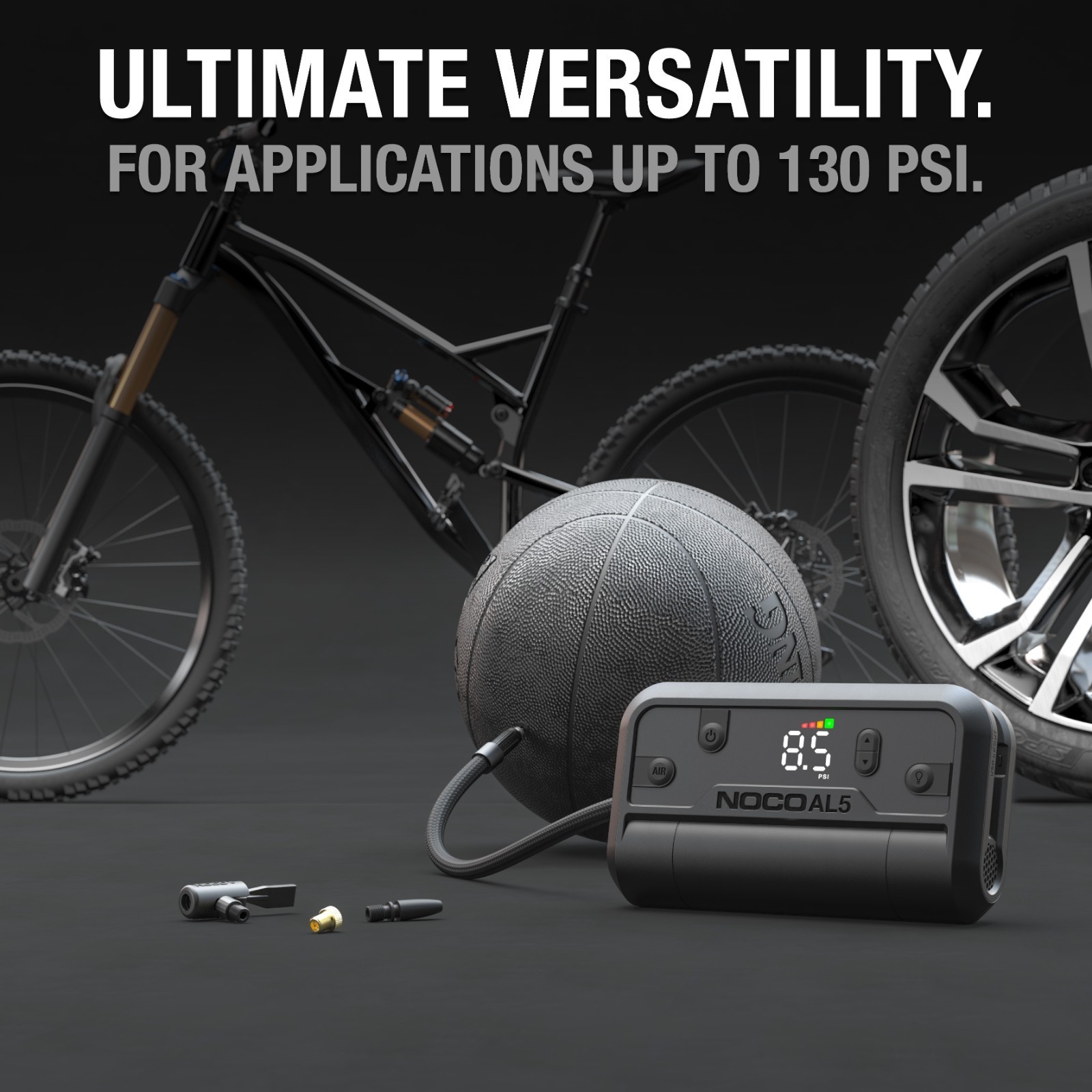 NOCO Air AL5: UltraFast Cordless Tire Inflator - Battery-Powered Air Compressor