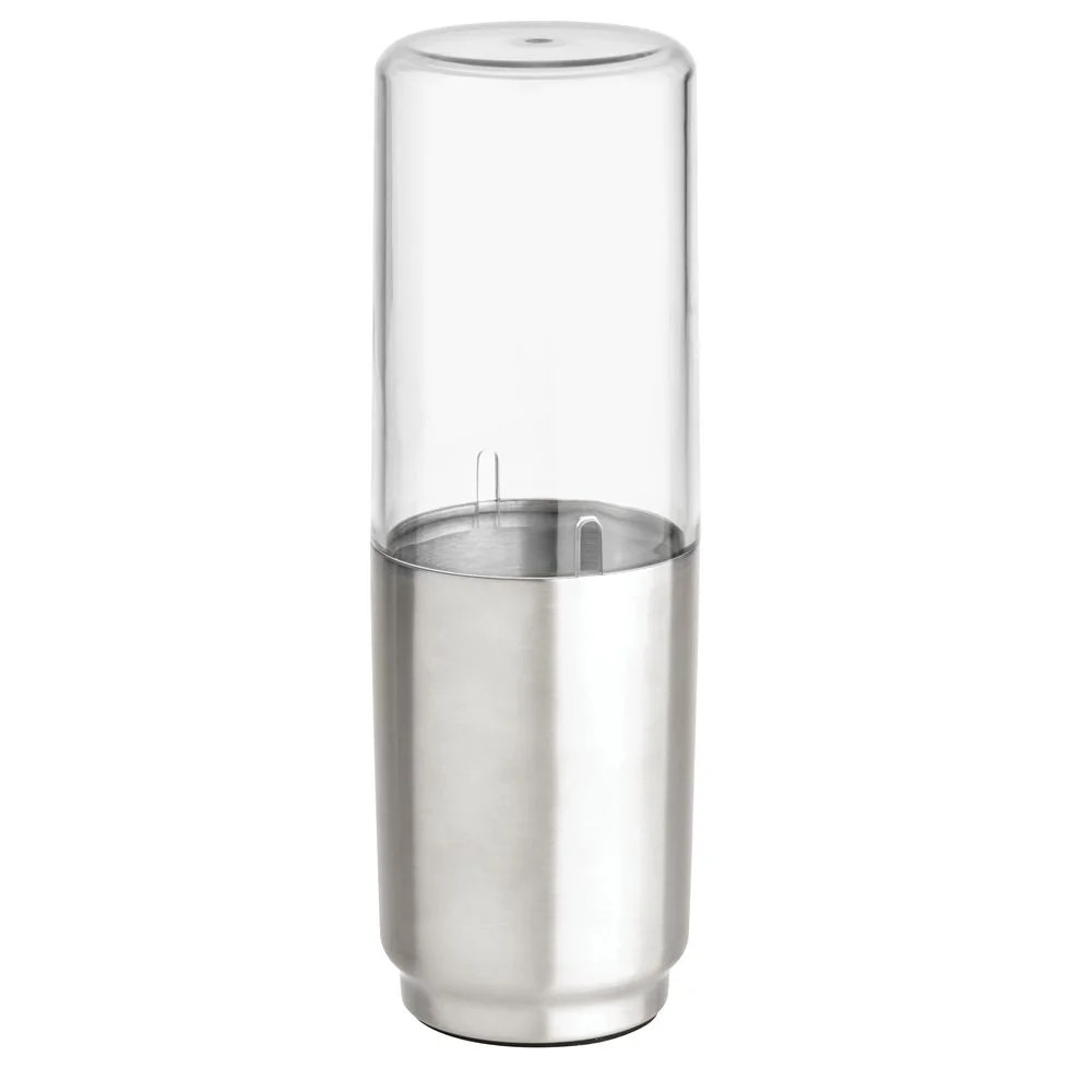 iDesign Austin Covered Toothbrush Holder, Brushed