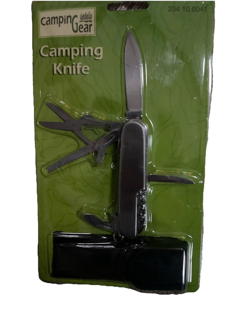 Multifunction Camping Knife With Case By Camping Gear