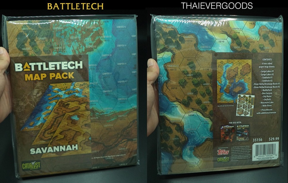 Battletech Savannah Map Pack 35156 Mercenaries Kickstarter NEW Sealed