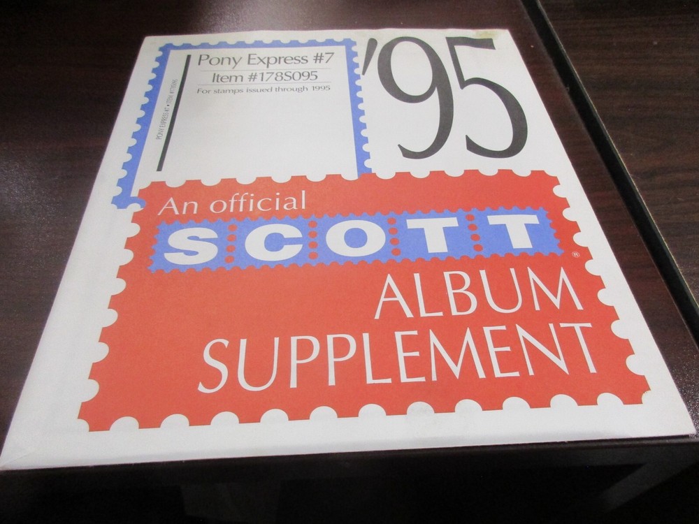 THE SCOTT THE SCOTT  ALBUM SUPPLEMENT PONY EXPRESS #7  W/FREE SHIPPING!!