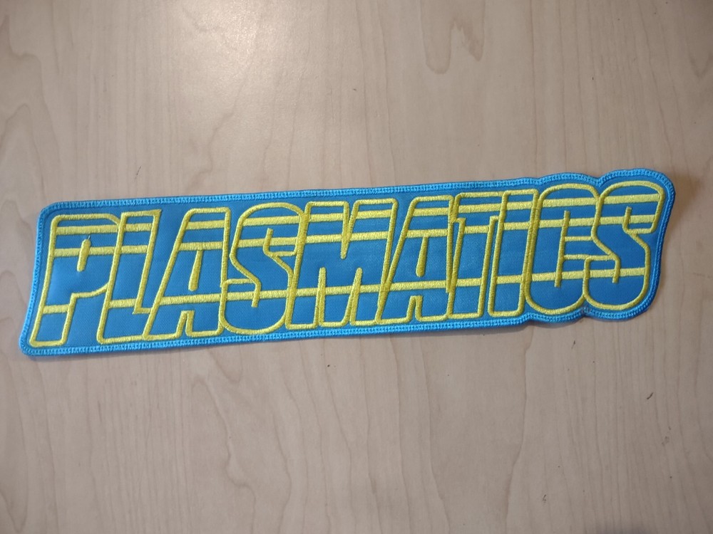 PLASMATICS,SEW ON EMBROIDERED LARGE BACK PATCH