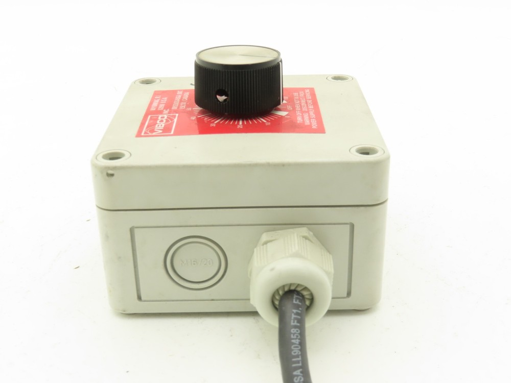 Vibco SCR-100 Electric Vibrator Variable Speed Controller 120V