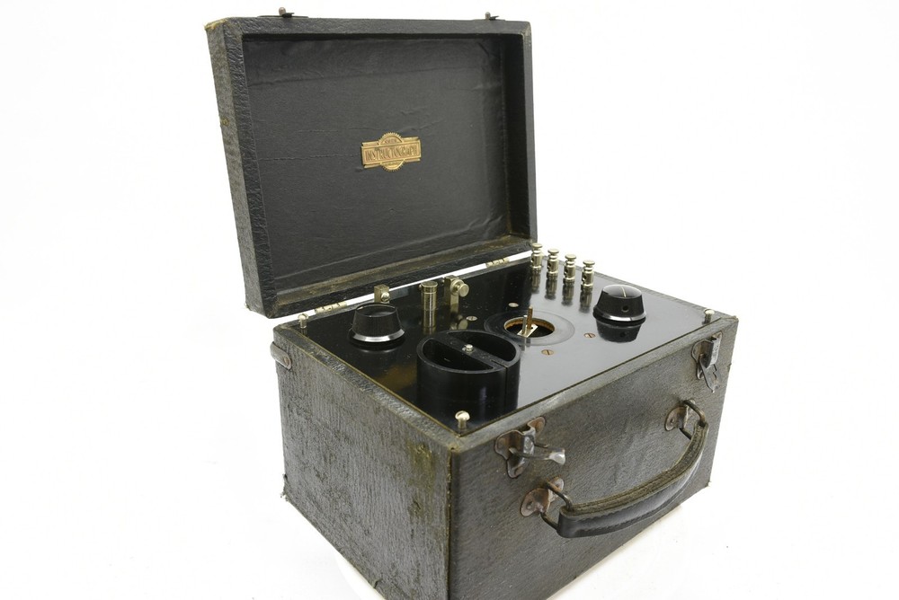 Vintage Instructograph Morse Code CW Trainer Machine + Box HAM