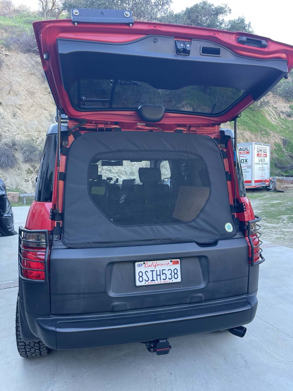 Honda Element -Half Moon- Privacy Bug Screen By Rain Dean