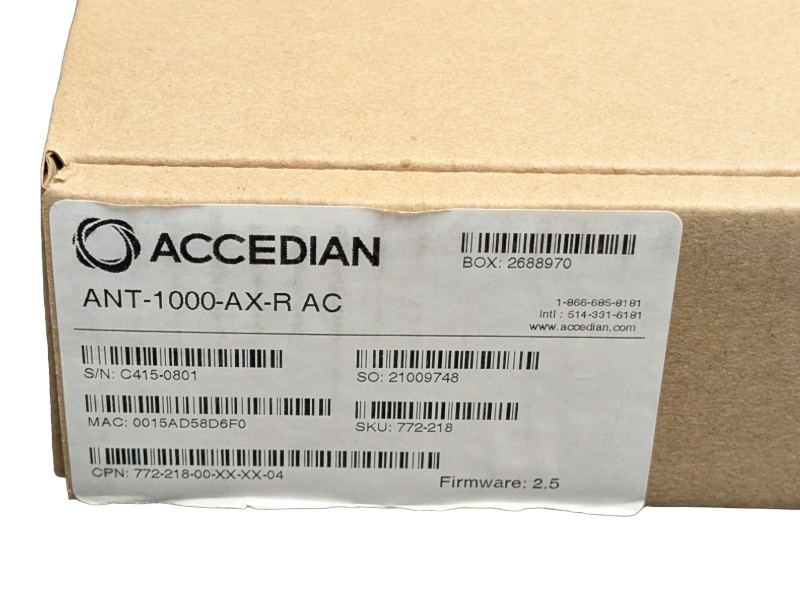 Accedian Networks ANT-1000-AX-R AC Network Performance Module