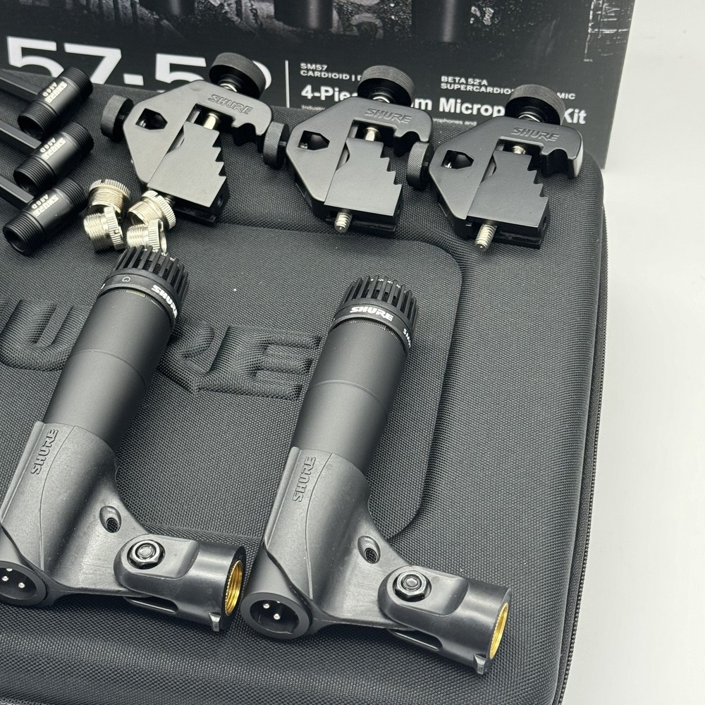 Shure Microphone DMK57-52 Wired Drum Dynamic Kit With Additional Bracket New