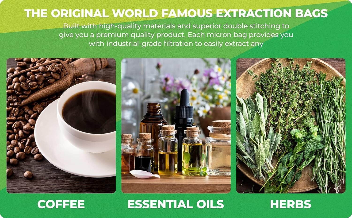 Bubble Bag BUBBLEBAGDUDE 1 GAL - 8 Bag Kit All Mesh Bubble Hash Bags Extractor