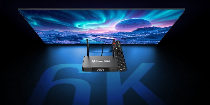 NEW RELEASE 2025 SUPERBOX S7 PRO Black Final Version S6 Fast Ship
