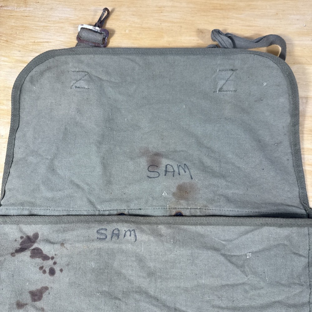 Vintage Military Army Musette Bag Pack British? US?