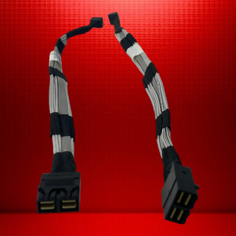 2x Amphenol 100 Ohm Backplane to HBA Cables - Server/Storage