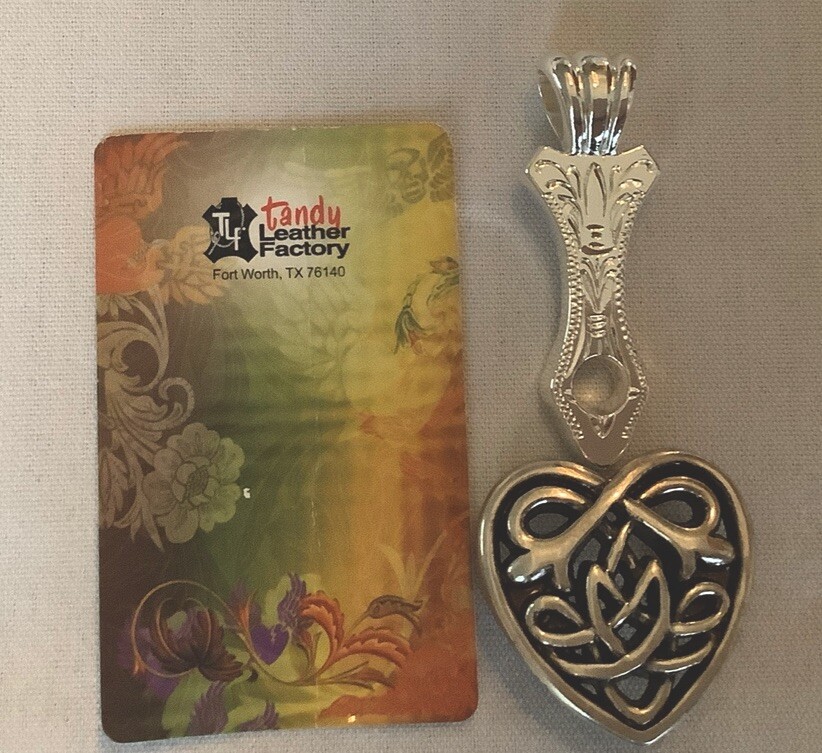 Tandy Large Celtic Heart Concho