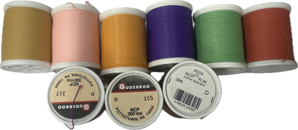 GUDEROD Thread Size "D" Spools 300YDS