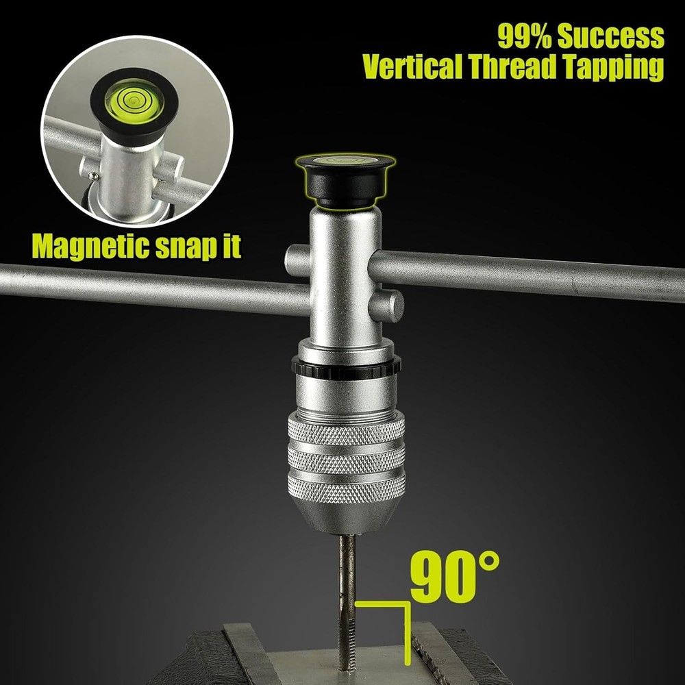 Tap Handle Tool Level, Tap Guide, Small Level Bubble, Magnetic Bubble Level 3PCS