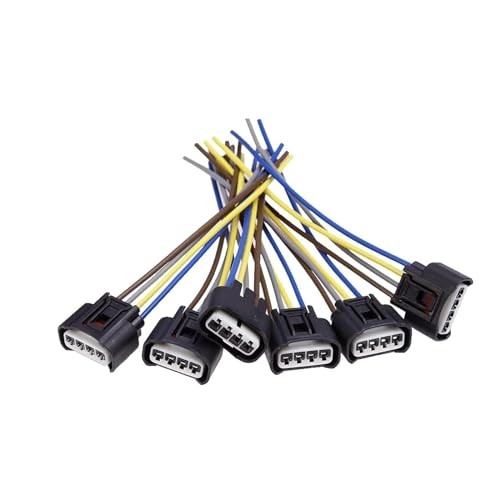 Pack-6 Ignition Coil Connector, 90980-11885 Plug Harness Replacement, High