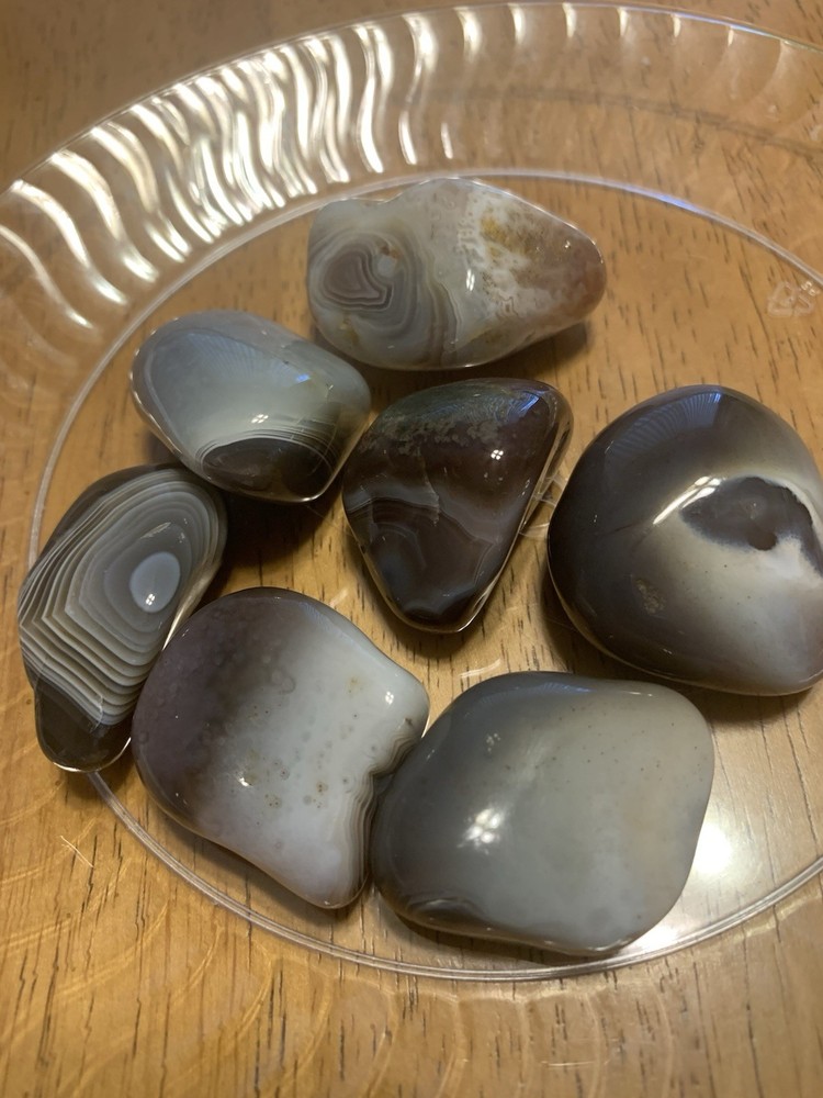 Botwana Agates Gray  #1   6.5oz