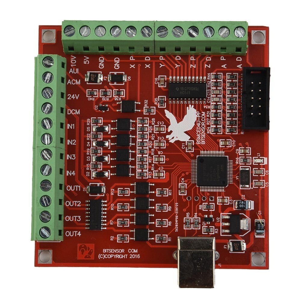 For BREAKOUT Board 4 Interface Driver Motion-Controller CNC USB 100Khz Set