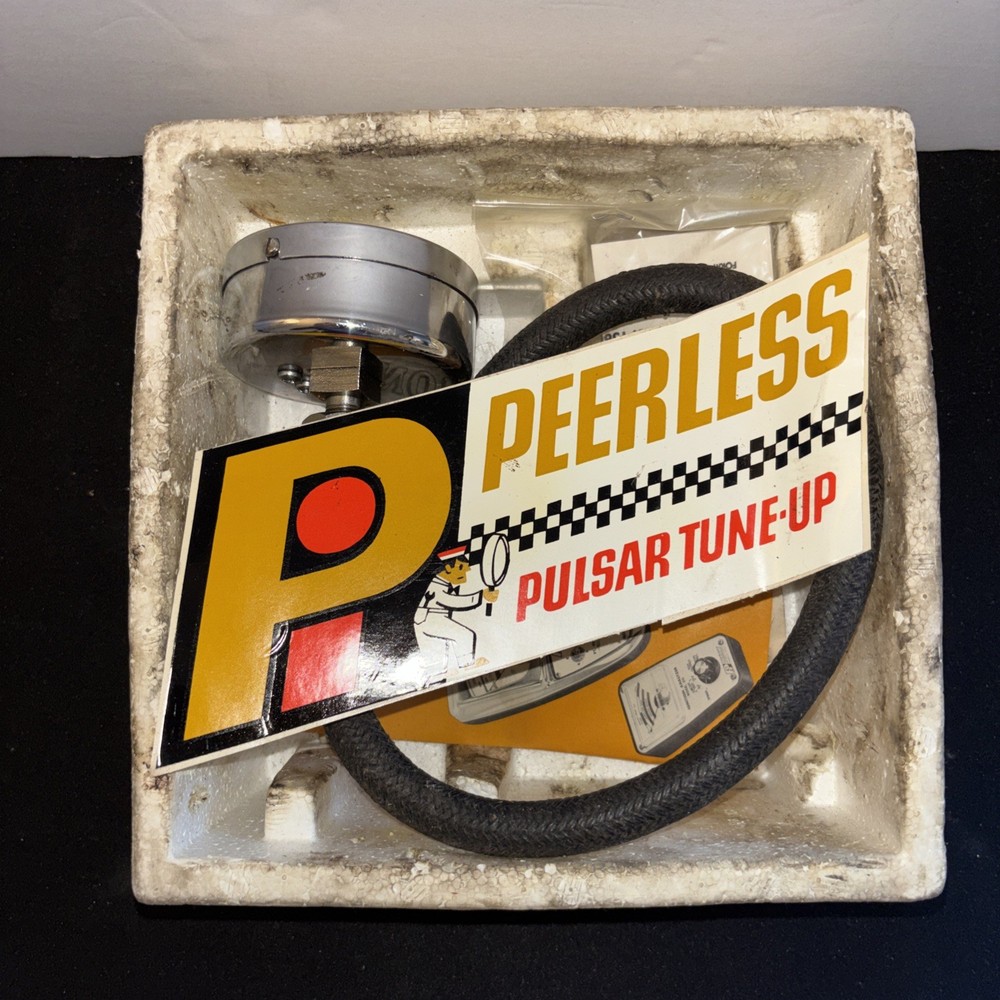 Vintage Peerless Pulsar Compression Tester C-19A Docs And Box Included