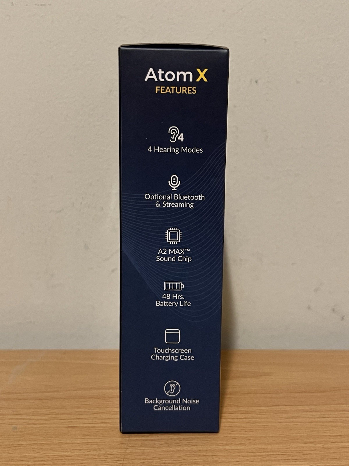 Audien Hearing ATOM X -Rechargeable OTC Hearing Aids -NEWEST MODEL-BRAND NEW!!